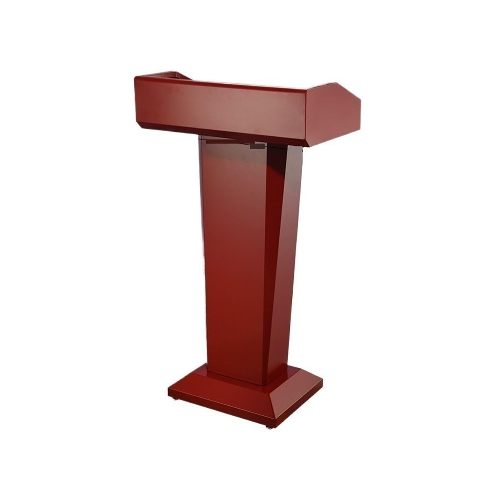 Hotelowy stół recepcyjny podium, stół powitalny, podium, stojak na stół ze stali nierdzewnej (Red)