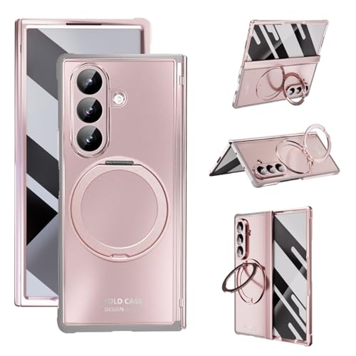 Coque Samsung Galaxy Z Fold7 avec anneau rotatif 360 et verre trempé intégré