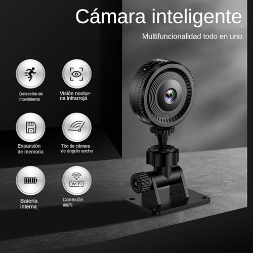 Cámara WiFi pequeña con visión nocturna: vigile su hogar a oscuras sin cables 7