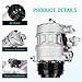 Air Condition AC Compressor with Clutch for 2015-2018 Mercedes-Benz C250 C300 C350e 2.0L, for 2017-2020 C43 AMG 3.0L E200 E250 E300 2.0L, for 2020-2023 E350, for 16-21 GLC250 GLC300 Metris