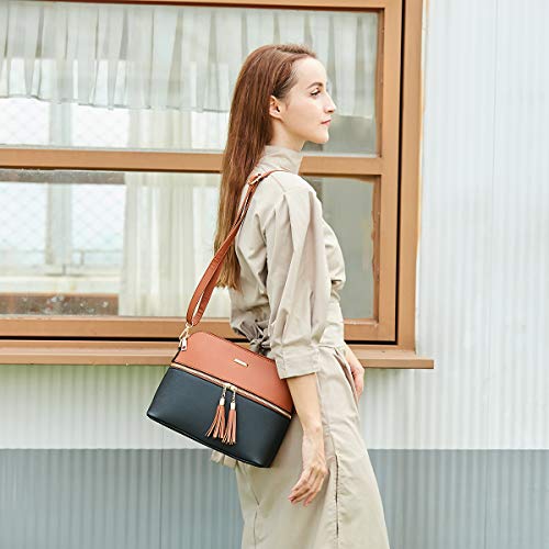 Image of Women Fashion Handbags Wallet Tote Bag Shoulder Bag Top Handle Satchel Purse Set 4pcs
