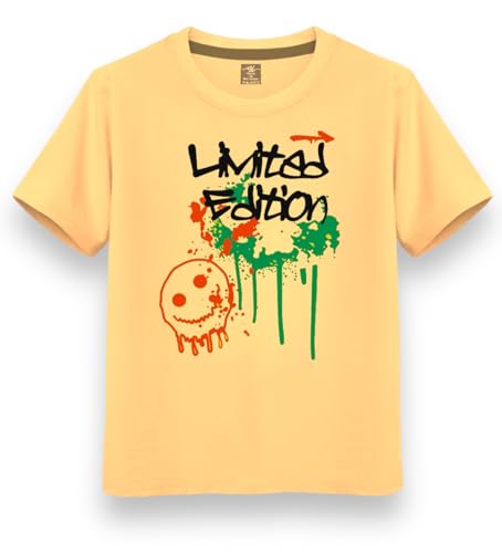 Image of Cotton Regular Fit Round Neck Printed Half Sleeves Casual T-Shirt for Boys, Multicolor, (Combo Pack of 3)