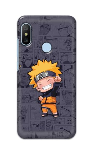 Image of PRINTFIDAA Printed Hard Back Cover Case for Mi A2 Back Cover (Famous Anime Cartoon Character) -112