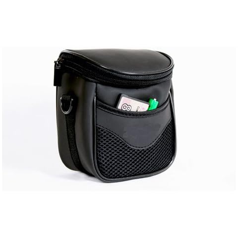 BV & Jo Waterproof & Light Weight Camera Case Compatible with Canon SX530 SX510 SX430 SX420 SX410, KODAK AZ422 AZ421,Nikon L330 L340,Panasonic LX100,Fuji Instax Mini 11 Cameras (Black) Cover