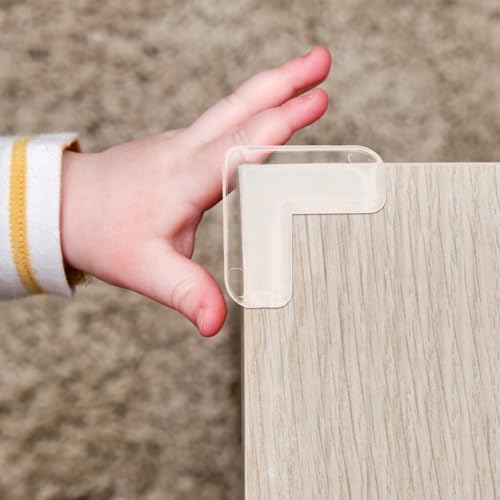 Image of PartyKindom Protectors for Furniture: Rubber Protector Strips for Sharp Edge, Clear Furniture Edge and Corner Guard Strips, 6 Meter Baby Proofing Edge Protector Strips Safety Corner Edge