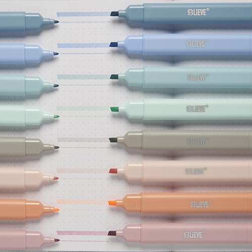 BLIEVE Bible Highlighters No Bleed Through, Pastel Colors, Dual Tip, 8 Pack by BLIEVE - Image 2