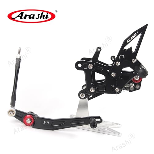 Commandes reculées moto CBR1000RR-R footpegs repose-pieds noirs - 7