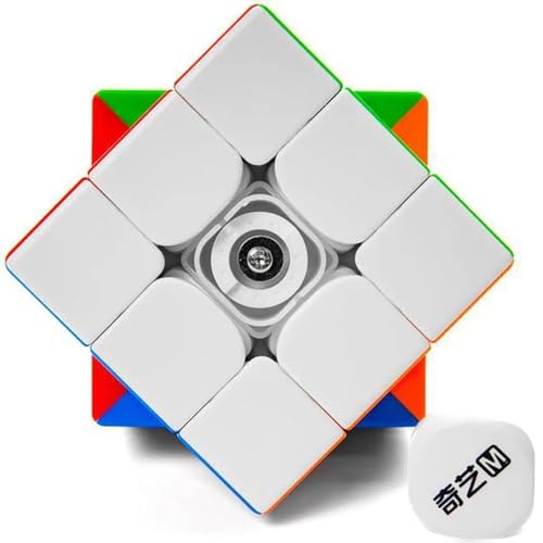 Image of HAWKISTER Qiyi Warrior M PRO 3X3 Magnetic Speed Cube - Smooth Turning, Compact & Stable, 6+ Years