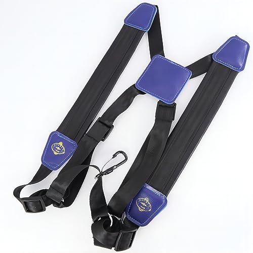 image for ROCHIX 1890 Saxophone Sax Black Double Shoulder Strap for Baritone Alt