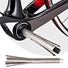 HAPPOW Outil de retrait de roulement Press-Fit, extracteur de coupe de casque, design en acier inoxydable durable, parfait pour l'entretien des pièces de tête de vélo et du pédalier, plage de diamètre #5