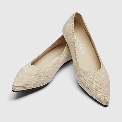 Vivaia Aria 2.0 Women's Casual Flats Slip On Washable Ballet Shoes Pointed-Toe Style #TOP4