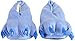 Honeystore Unisex Soft Plush Home Slippers Animal Costume Paw Claw Shoes Blue L
