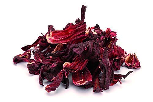 Bio Hibiskusblüten 1 kg Hibiskus Spitzenqualität Hibiskustee, Hibiscus Blüten Tee, roh, sonnengetrocknet (nicht gefriergetrocknet), ganze Blüten, ohne Zusätze 1000g