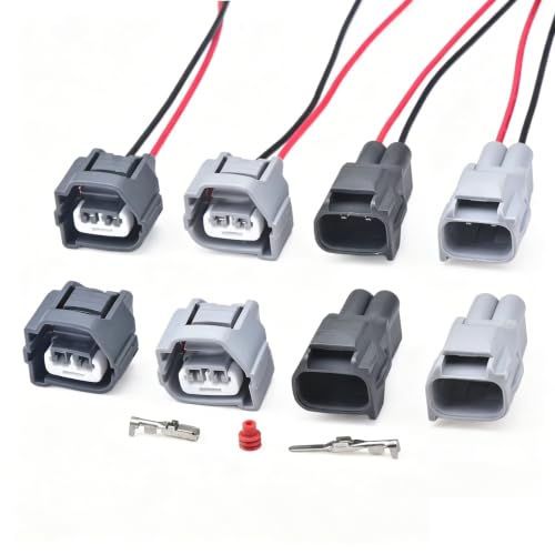 Conector 2P de coche compatible con Hyundai Accent 90980-10901 enchufe macho B 3