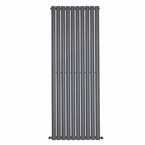 NRG Vertical 1600x472mm Oval Column Radiator Single Panel, view 5
