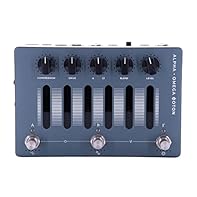 5 distortion modes and 5 compression modes can be mixed and matched to perfection Both effects can be bypassed independently to fit any sound or style Selectable cab sim with 5 IRs lets you go completely cab-less through headphone, XLR, and stereo li...
