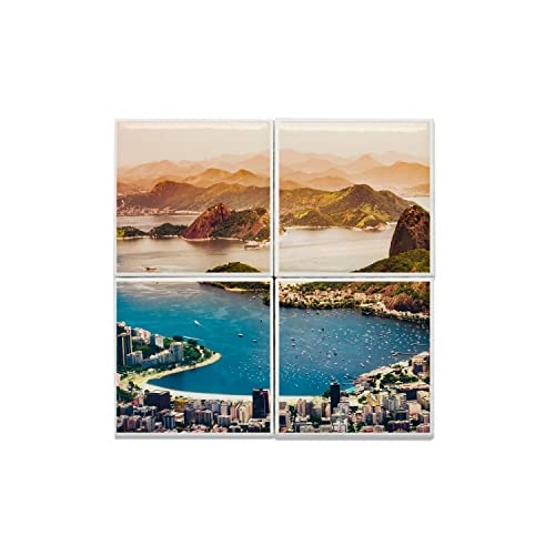 Carreaux céramique Baie de Rio de Janeiro pour une décoration murale exotique