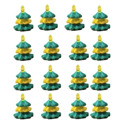 Adam Victor Creative Christmas Tree Erasers- Detachable Erasers- 16 Funny 3D Erasers, Party Decorations& Favors, Kids Gift (Green) Cover