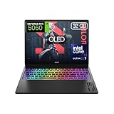 HP OMEN MAX - Ordenador Portátil Gaming de 16' OLED 240Hz (Ultra 7-255HX, 32GB RAM, 1 TB, NVIDIA GeForce RTX 5060 8GB, FreeDos) Negro - Teclado QWERTY Español