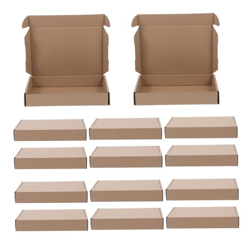 VILLFUL Cajas De 25 Piezas, Cajas De Embalaje, Cajas De Embalaje Portátiles, Cajas De Mudanza, Cajas De Almacenamiento, Cajas Pequeñas Para Embalaje, Cajas De Papel Corrugado, Cajas De