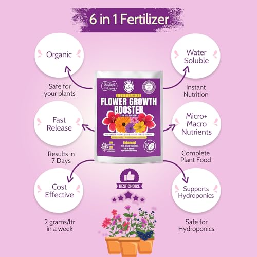 Bombay Greens ; Sow, grow, eat, repeat Organic Seaweed Liquid For Plant | Flower Feed | Growth Booster For Alll Flowers | Plant Food For Flowering Plants | Makes 100 Litres