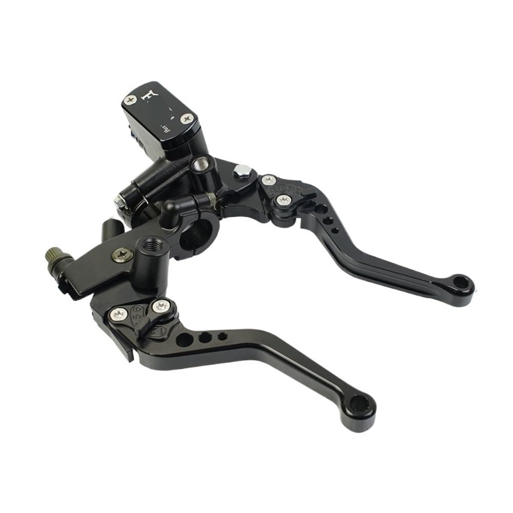 Dagmara Black Shorter Drum Brake Cable Clutch Line Master Cylinder Lever Set Universal For For 22Mm Motorbike Accessories