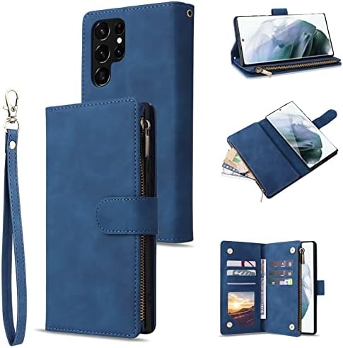 L-FADNUT A21S Wallet Case,Phone Case for Samsung Galaxy A21S,Flip Wallet Case for Samsung Galaxy A21S,Leather Wallet Case with Card Holder Stand for Samsung Galaxy A21S Wine Red