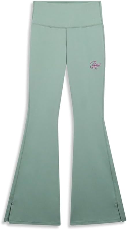 Womens Essentials Script Flare Leggings Casual