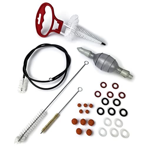 Bürstenset, 30 teilig, Zubehör für Zapfanlage mit Blasebalg, Kegbürste, Schankhahnbürste uvm.