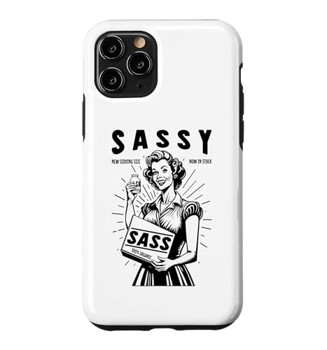 Sassy Funny ��� ���g�� ���B���e�[�W �t�F�~�j�X�g �T�X�L�� ���� �X�}�z�P�[�X iPhone 11 Pro �p