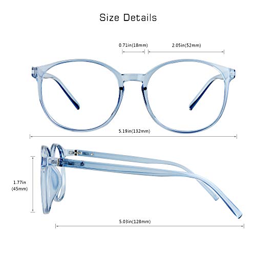 Image of VisionGlobal 6 Pairs Blue Light Blocking Glasses /Reading Glasses for Women /Men, Fashion Eyewear Frame