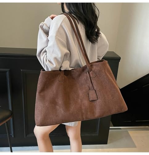 Slouchy Suede Hobo Bags Women Trendy Crescent Crossbody Purses Underarm Shoulder Bag Travel College Work Tote Handbag 20252