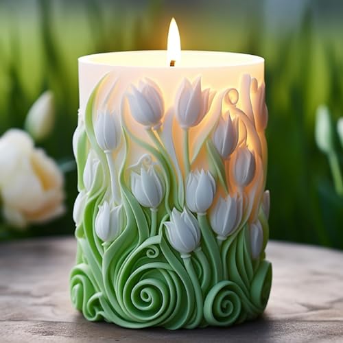 Rose Ball Flower Soap & Candle Mold - Silicone 3D Molds for Candy & Home Decor - Resin Casting & Making Molds