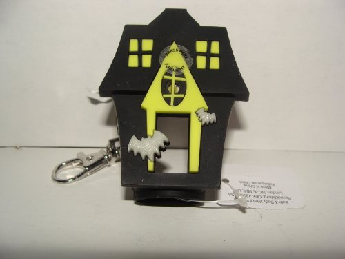 Bath & Body Works Haunted House Light up Pocketbac Holder Keychain