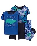 Carter's Pijama de algodón de 4 piezas para niño, 3 años
