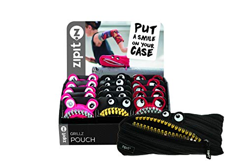 Image of ZIPIT Grillz Pencil Case Display, 15 Assorted Units