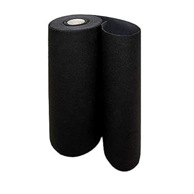 Foto di OLIVO.shop Passatoia per Eventi, Rotolo Tappeto, Matrimonio, Cerimonia, Feste, Moquette da Esterno, al Metro, Antiscivolo, Passerella ROMOQU (NERO, 1x5 MT)