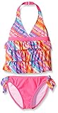 Angel Beach Girls' Sun Kiss Tie Dye Triple Tiered Tankini Set