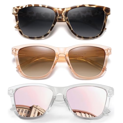 DANAMY Sunglasses Womens Polarized Sunglasses for Women Men UV Protection