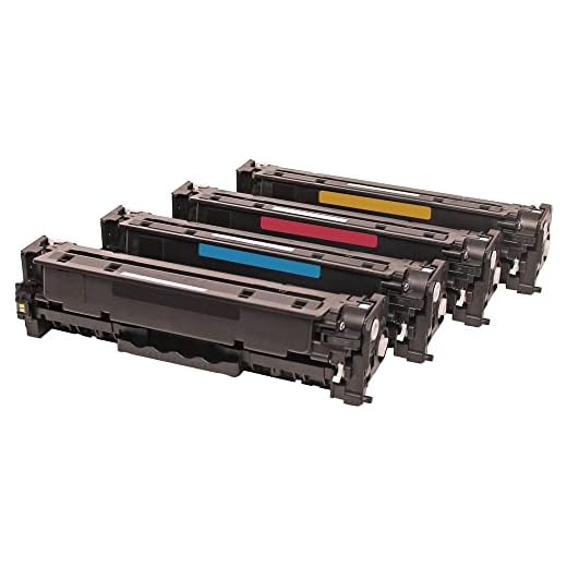 ABC Kompatibles Set 4X Toner für HP LaserJet Pro MFP M476 M476dn M476dw M476nw M 476 M 476dn M 476dw M 476nw HP 312X CF380X 312A CF380A CF381A CF382A CF383A