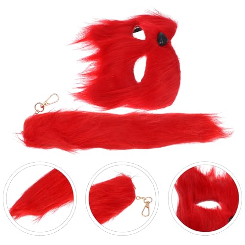 Masque et queue de renard pour Halloween : pack de 4 sets de fête - 2
