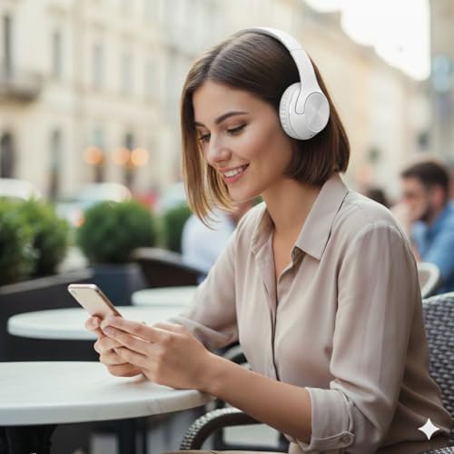 Image of Wireless Bluetooth Headphones with Deep Bass Sound