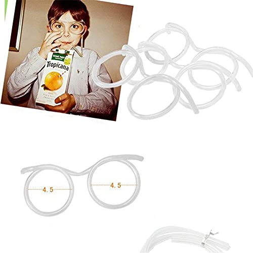 8Piece Silly Straw Eye Glasses, Crazy Straws For Kids Kids Funny Glasses Silly Straws Reusable Party Supplies For Kids Crazy Straws For Skids Reusable #TOP4