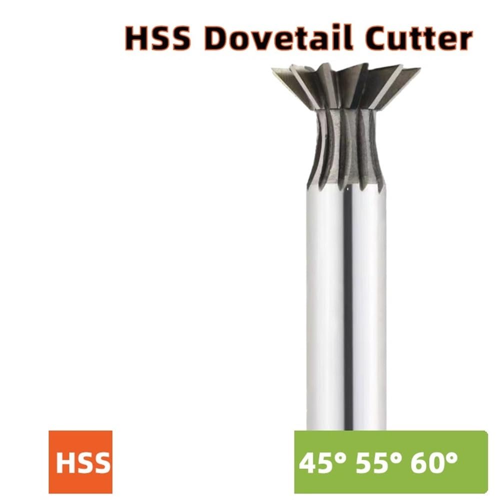 Herramienta para cortar metales Fresa de cola milano acero alta velocidad con hoja rodante, 1 pieza, for materiales duros, for mecanizado modelos