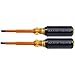 Klein Tools 33532-INS 2-Piece Cushion-Grip Insulated Screwdriver Set by Small Parts