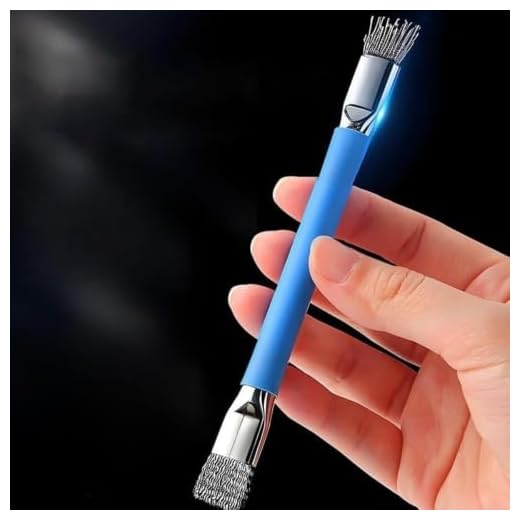 1pc Double Headed Wire Cleaning Brush Multi Functional Oil Cleaning Tool