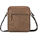 Imagen de ROYALZ 'Oregon' Bolso Bandolera Pequeño para Hombre Bolsa de Piel Auténtica Vintage Mensajero de Cuero