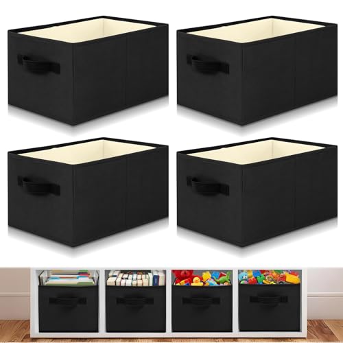 Yinder 4 Pcs Cube Storage Bin 14''x10''x8'' Storage Bins for