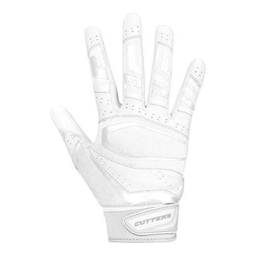 Cutters Receiver Football Gloves - Rev Pro Football Gloves - Boost Performance with The Best Grip Gloves and Stitching - Youth & Adult Sizes - 1 Pair