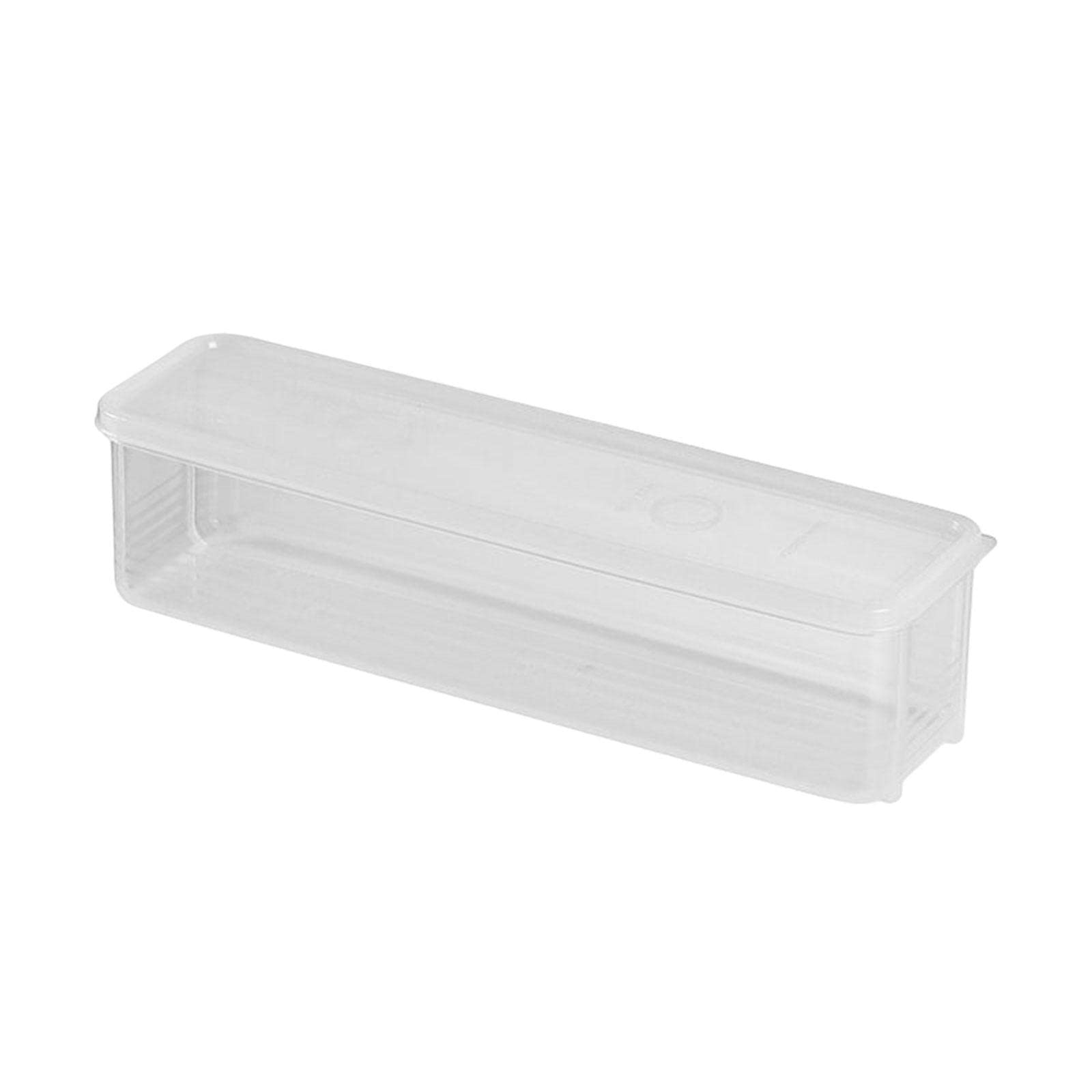 MERISHOPP Clear Pasta Storage Container Egg Storage Container with Lid for Drawer Clear-image-6
